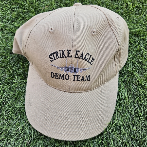 F-15E Strike Eagle Demo Team Baseball Cap Hat Headwear Adult Unisex - Picture 1 of 8